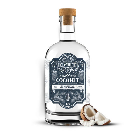 Lucky Thirteen Los Angeles-Caribbean Coconut-Delta 9-25.35oz