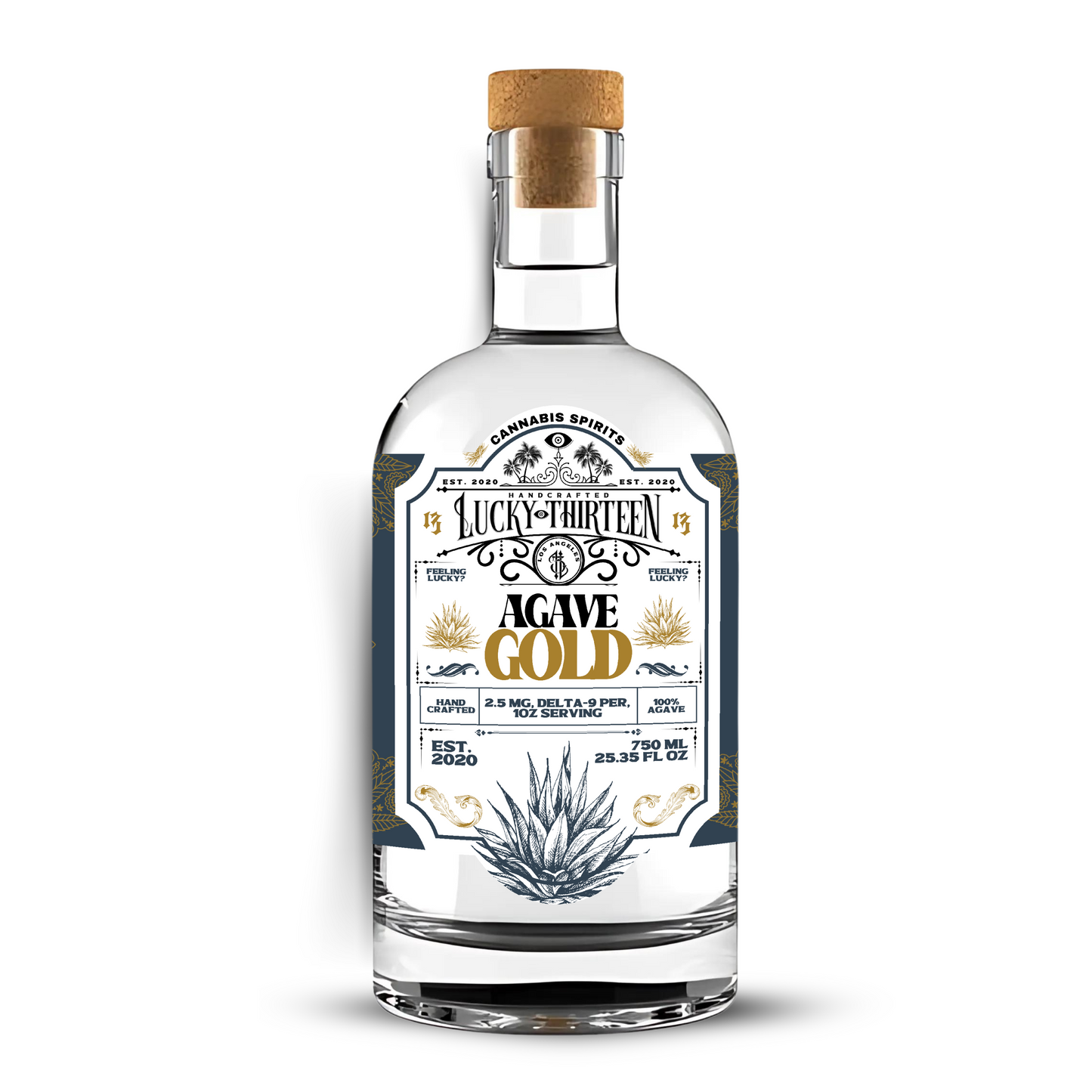 Lucky Thirteen Los Angeles-Gold Agave-Delta 9-25.35oz